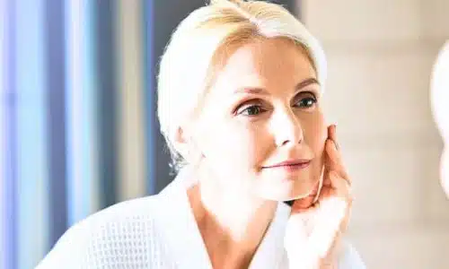 mature woman with great skin
